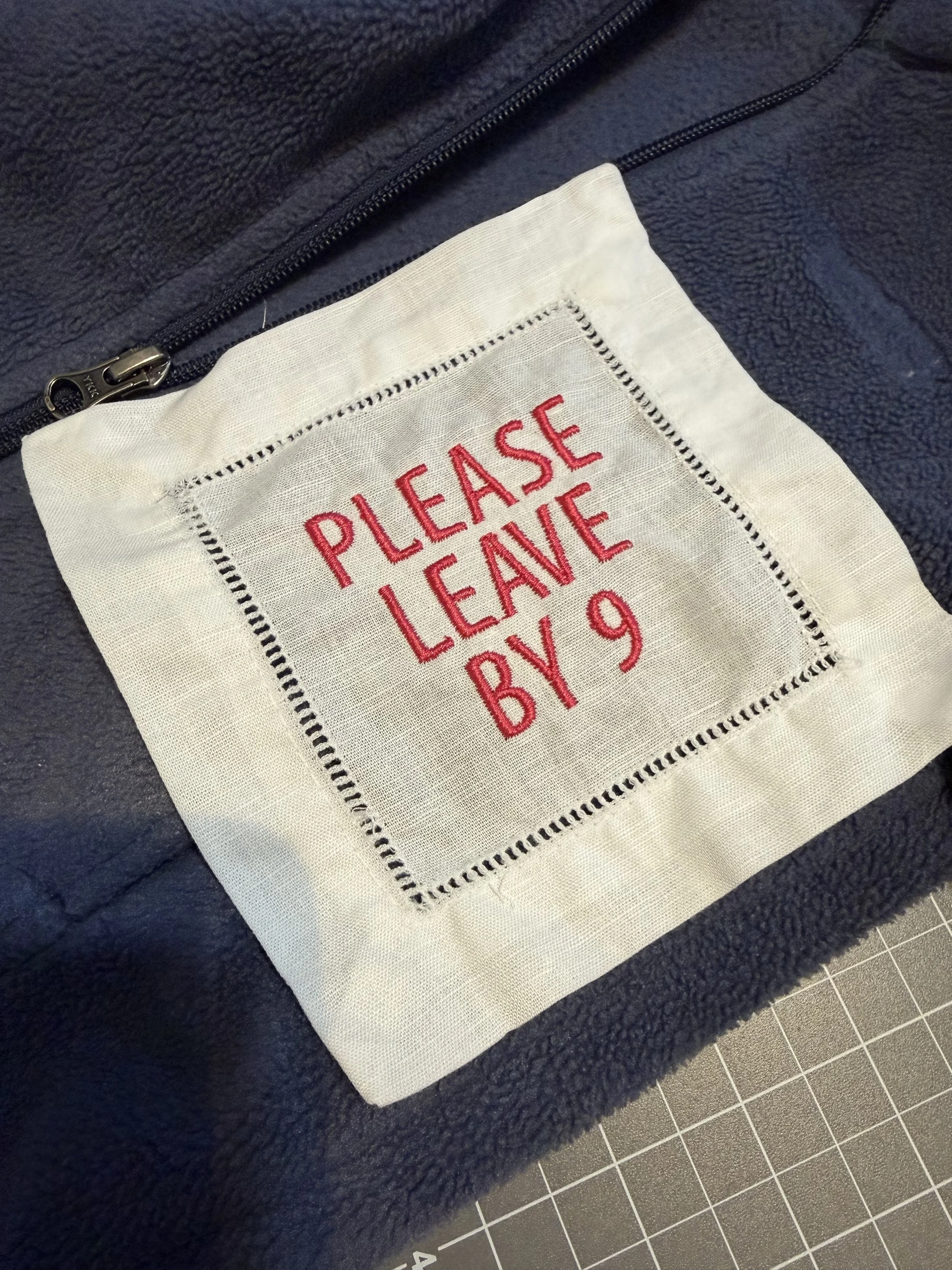 Please Leave -  Cocktail Napkin (set of 4)