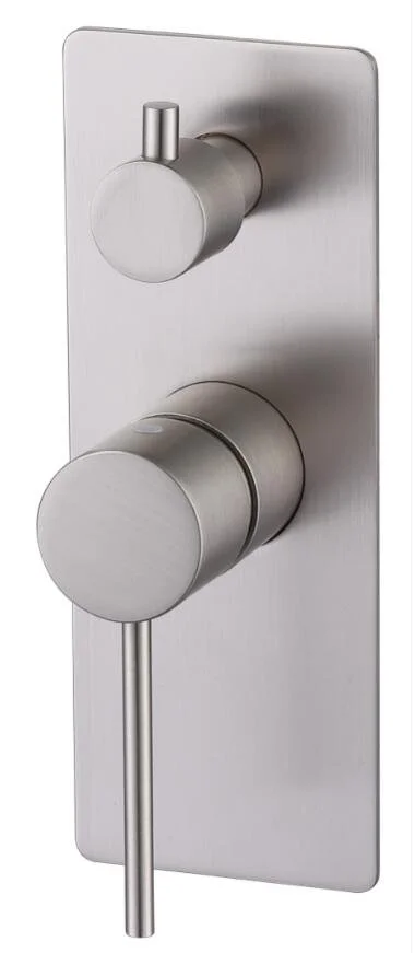INS1240 Pin Handle Wall Mixer, Brushed Nickel - image 2