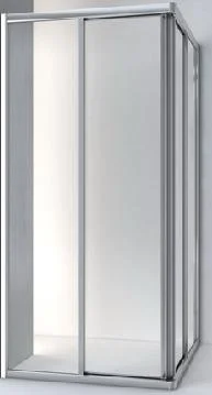 NJ1142A Framed Corner Sliding Shower Screen