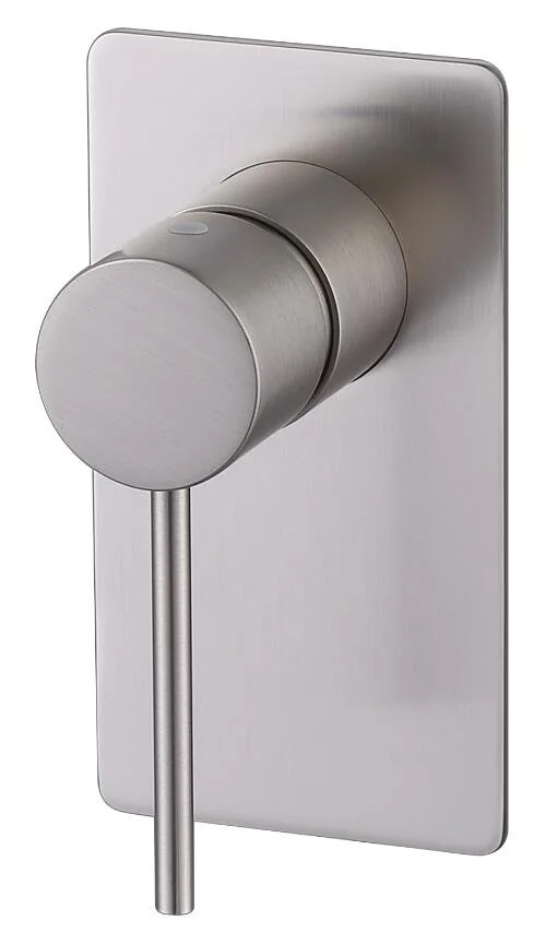 INS1240 Pin Handle Wall Mixer, Brushed Nickel