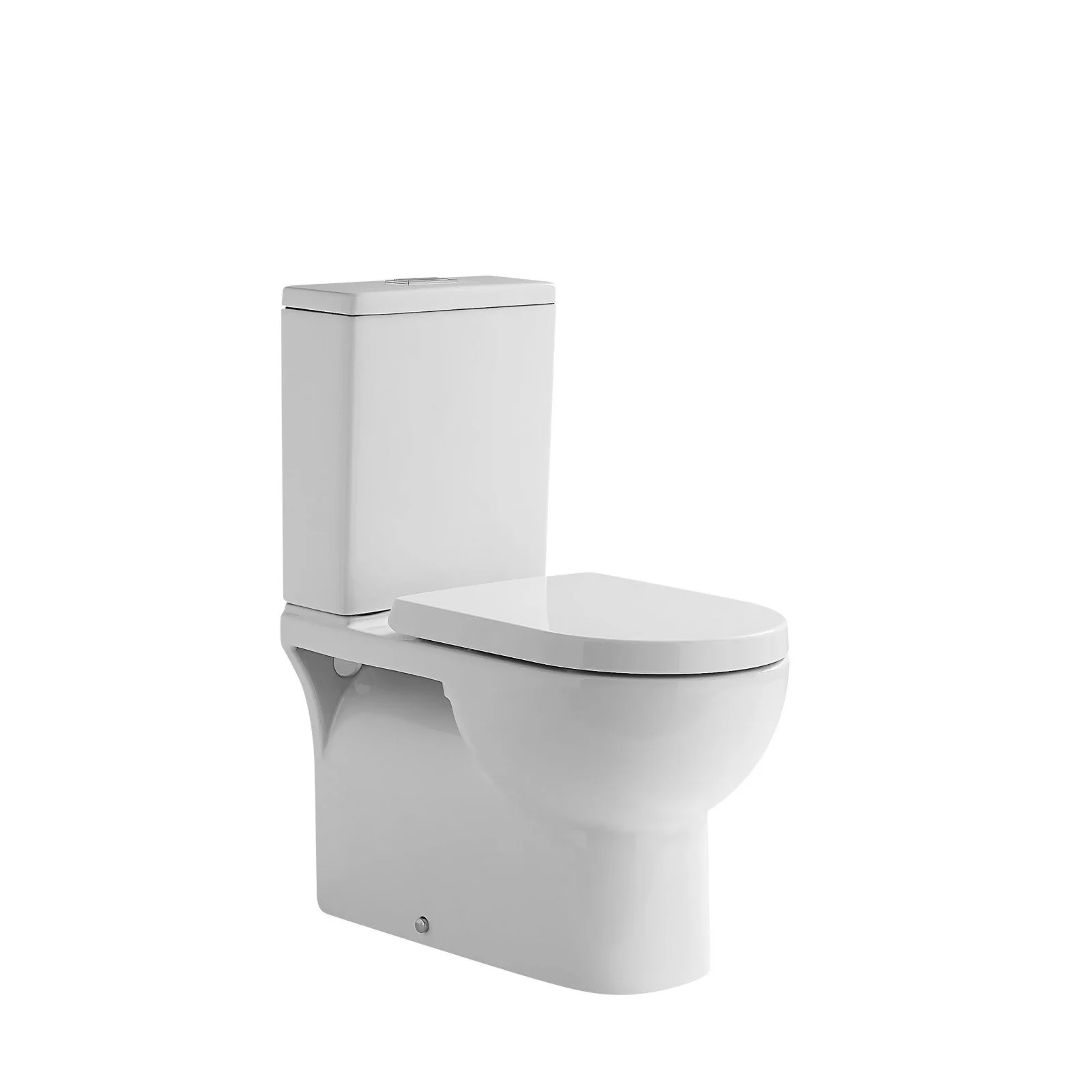 Bonita HT-DZ01 Rimless Back-to-Wall Toilet Suite, Square