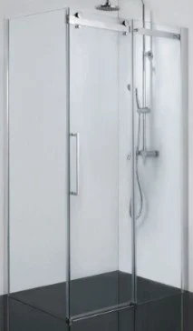 NKE1131 Semi-Frameless Sliding Shower Screen with Return
