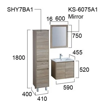 WH05 Wall Hung Vanity - image 8