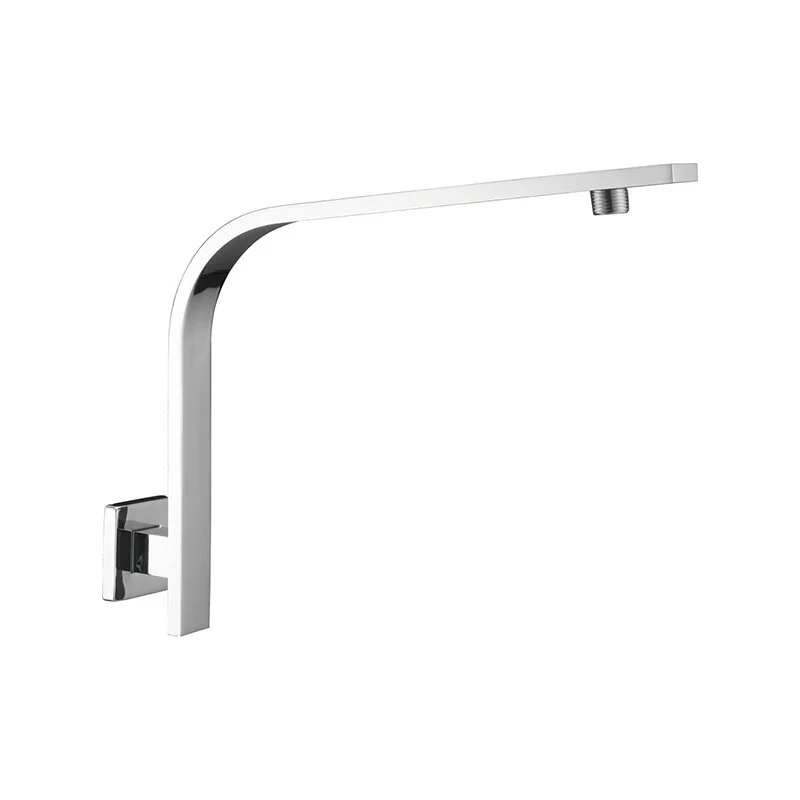 Square Gooseneck Shower Arm, Chrome