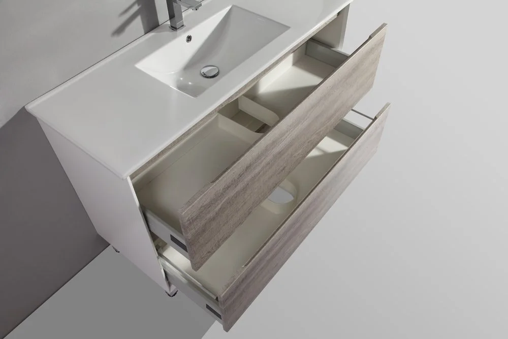 YBC166 Timber-Look Drawer Vanity - image 8