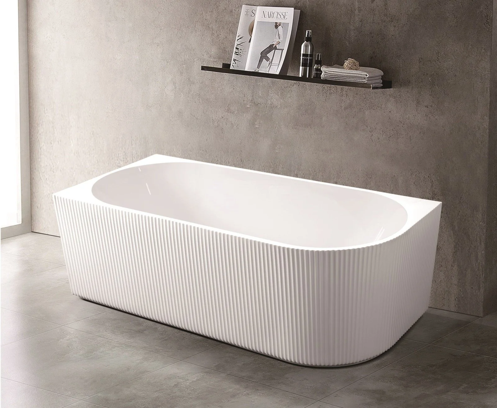 C-4239 Corner Back-to-Wall Bath - image 2