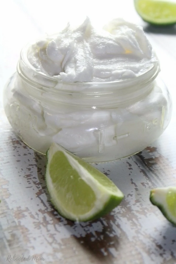 Handmade Whipped Shea Butter Cream - Coconut Lime - 4 oz jar