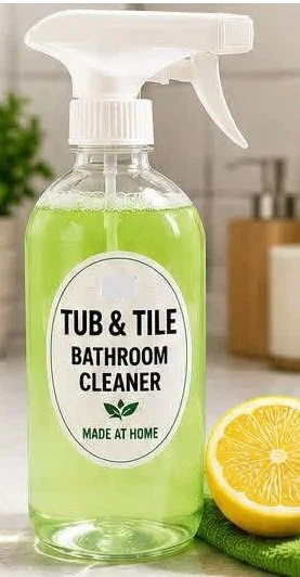 Zero Waste Tub & Tile Cleaner - Tea Tree & Lemon - 8 oz Spray Bottle