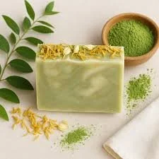 Luxury Goat's Milk Bar Soap - Matcha & Coconut Milk