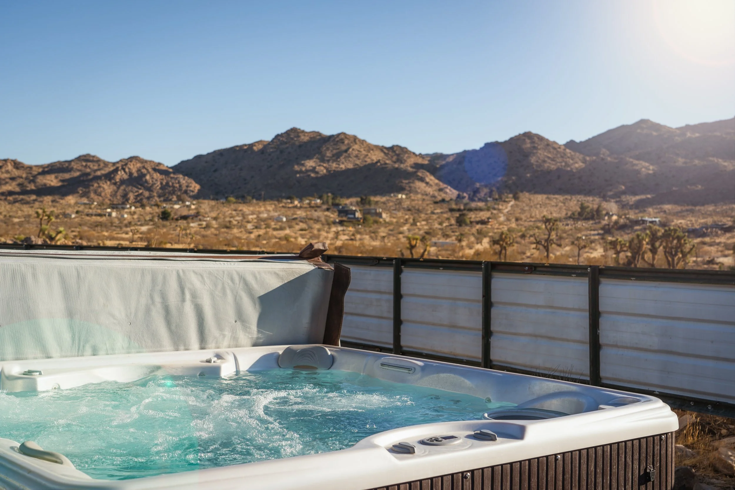 Catch the sunrise, sunset, or the Milkyway in the hot tub.