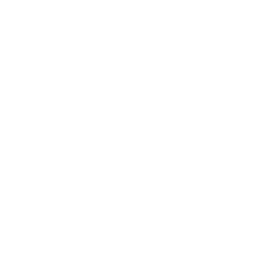 White leaf icon on a black background.