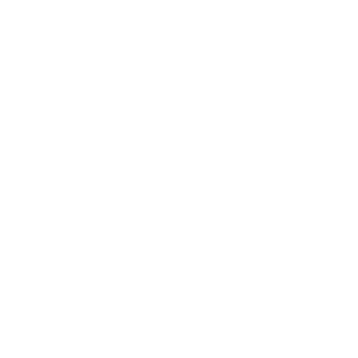 White flower-shaped design with a black background.