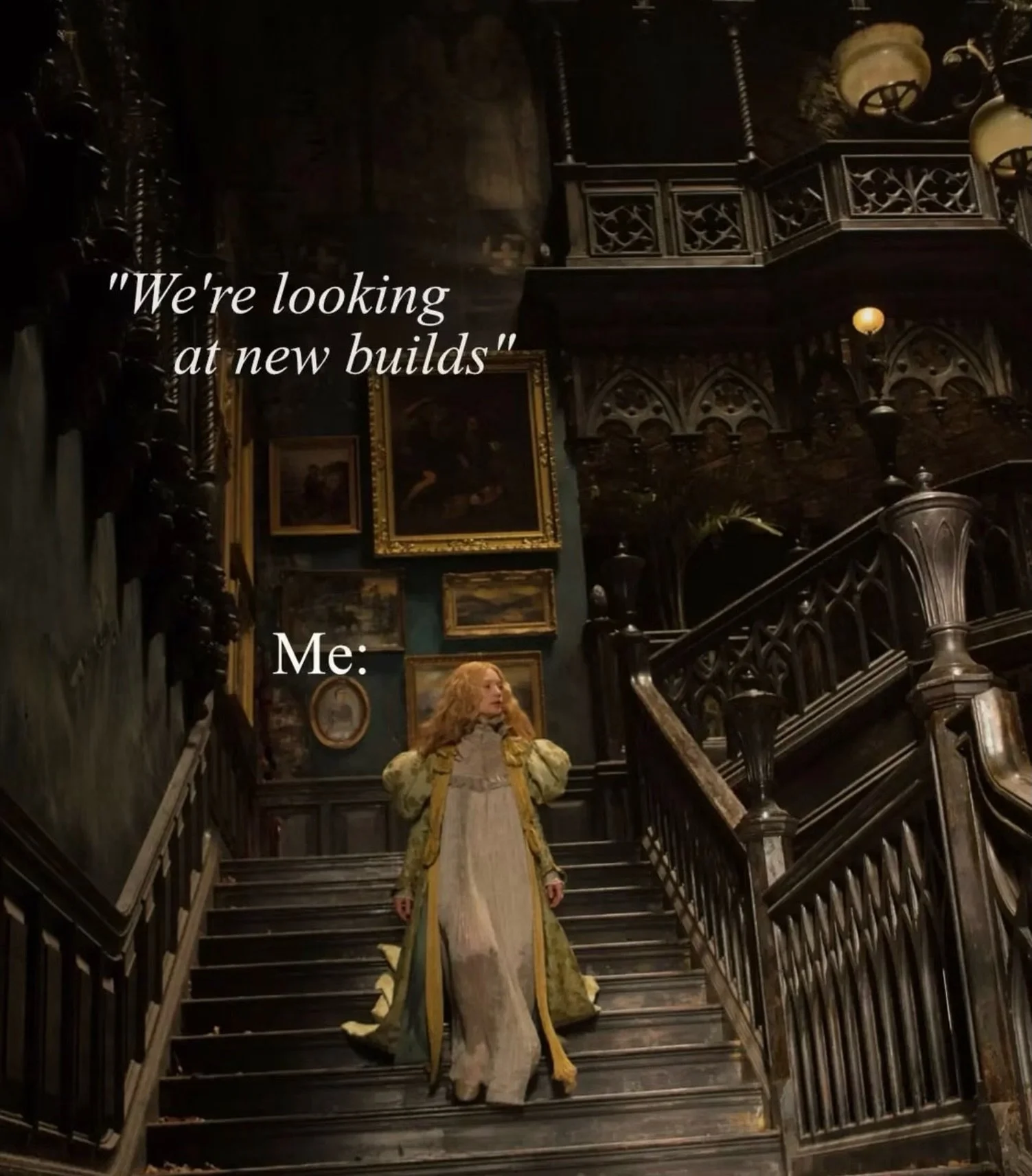 I actually bought a new build, and there are many perks. But I&rsquo;ll always love a home with character, or characters&hellip;.👻

Original post with many homes to choose from by @cursedfragrances