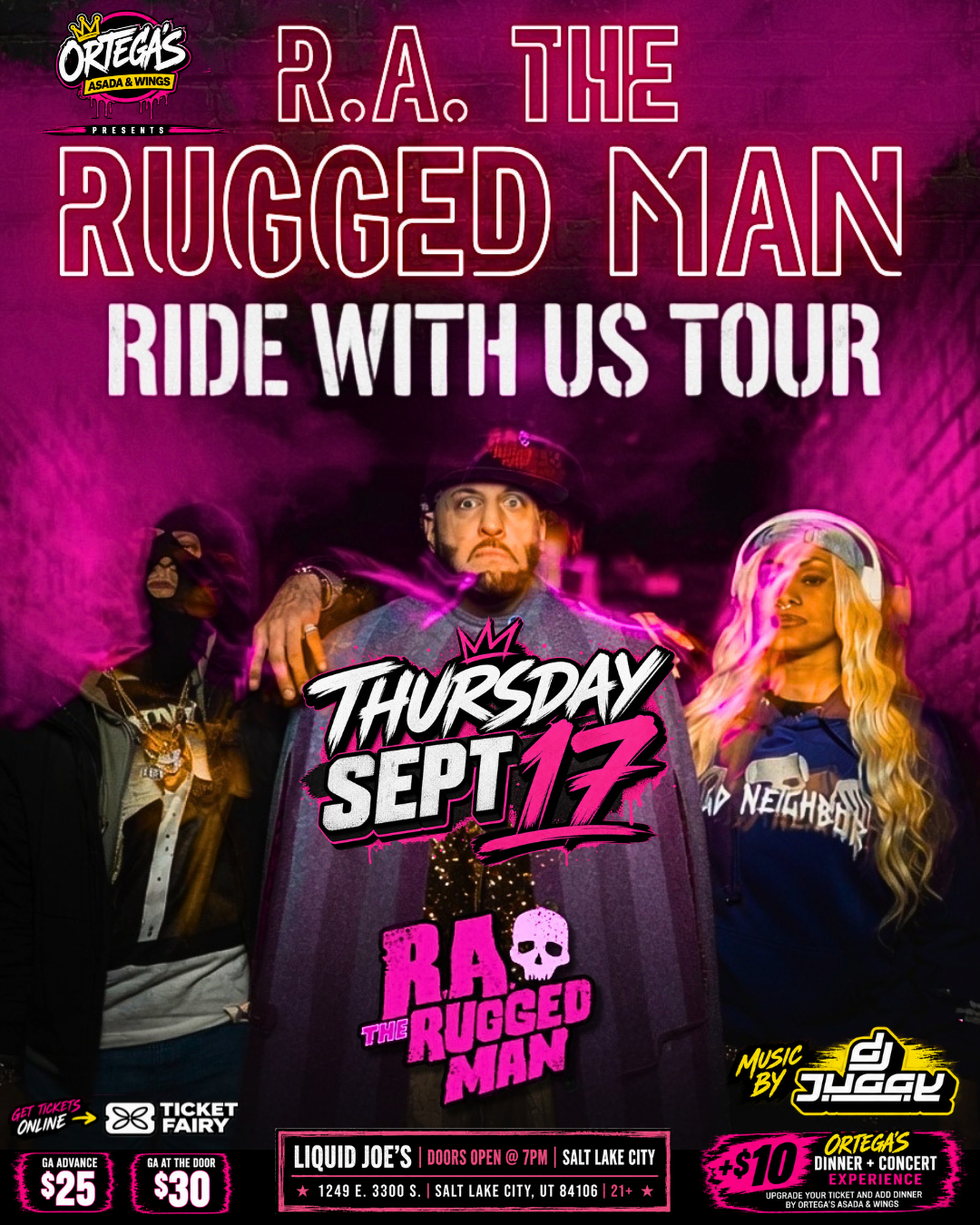 R.A. THE RUGGEDMAN - RIDE WITH US TOUR | SALT LAKE CITY