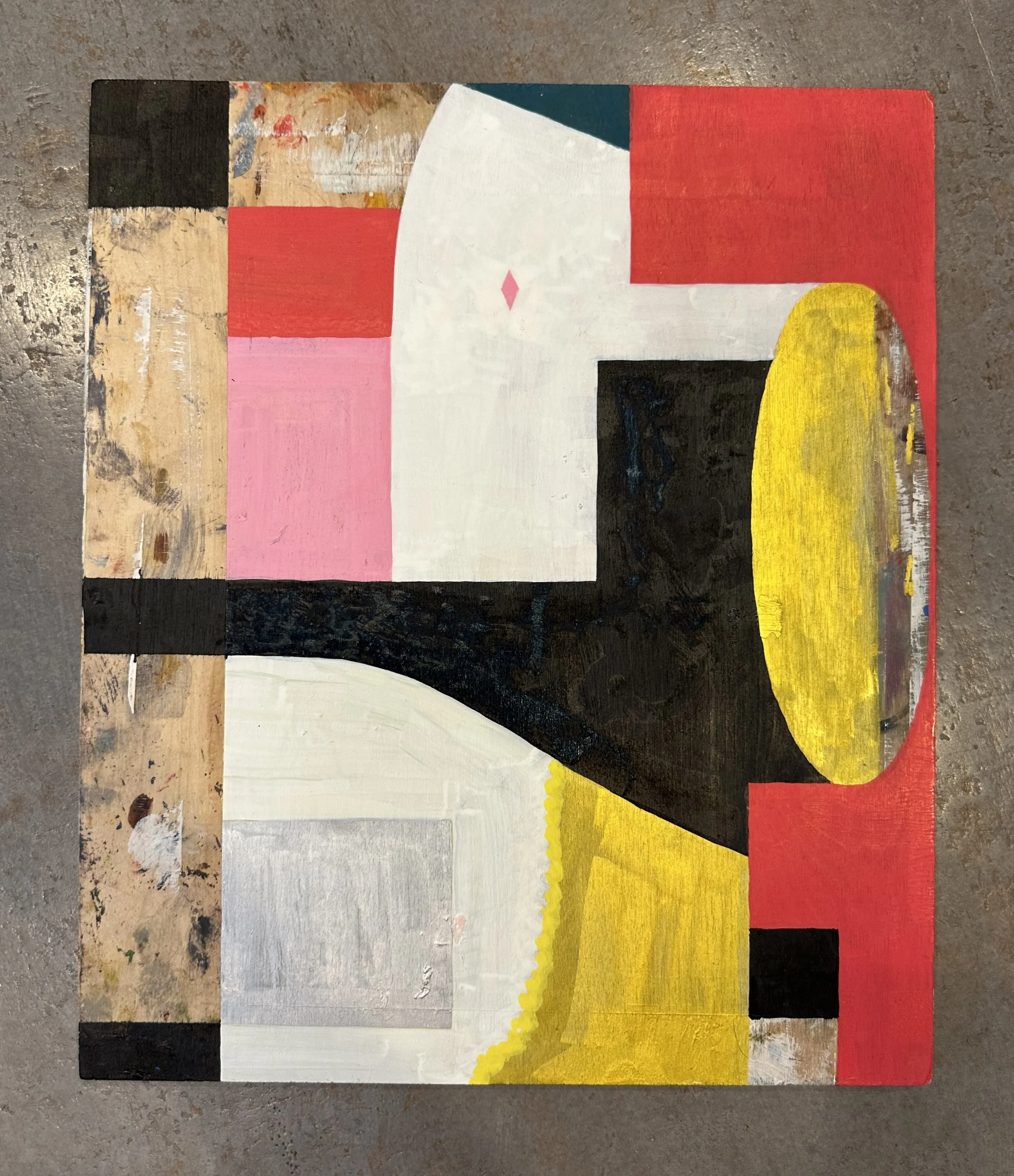  Ode to L. Grider's No. 11 
Acrylic Marker and Oil on Wood Panel
12 x 14"
2026