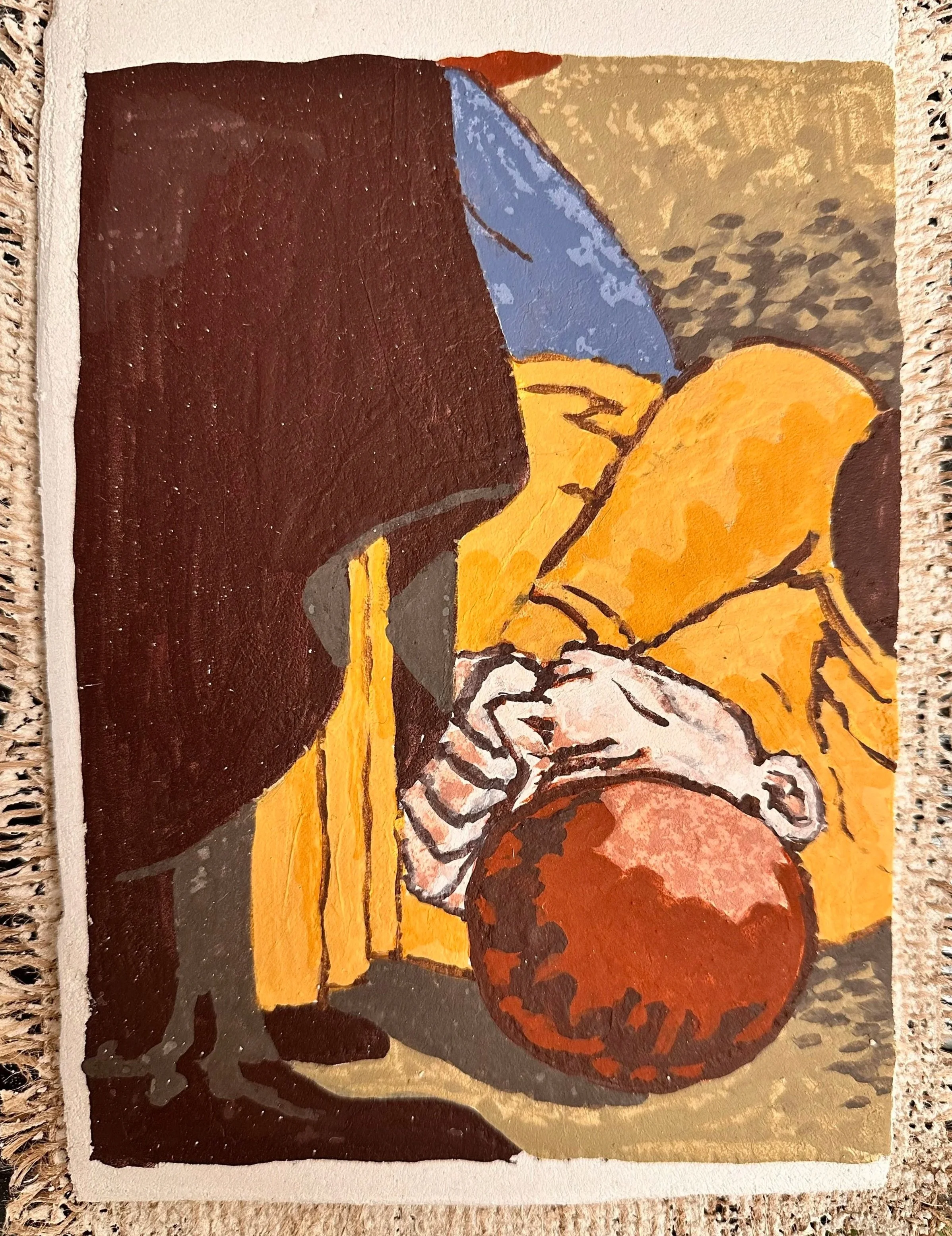  Prostration 2 
Fresco on Burlap
 ? 
2025