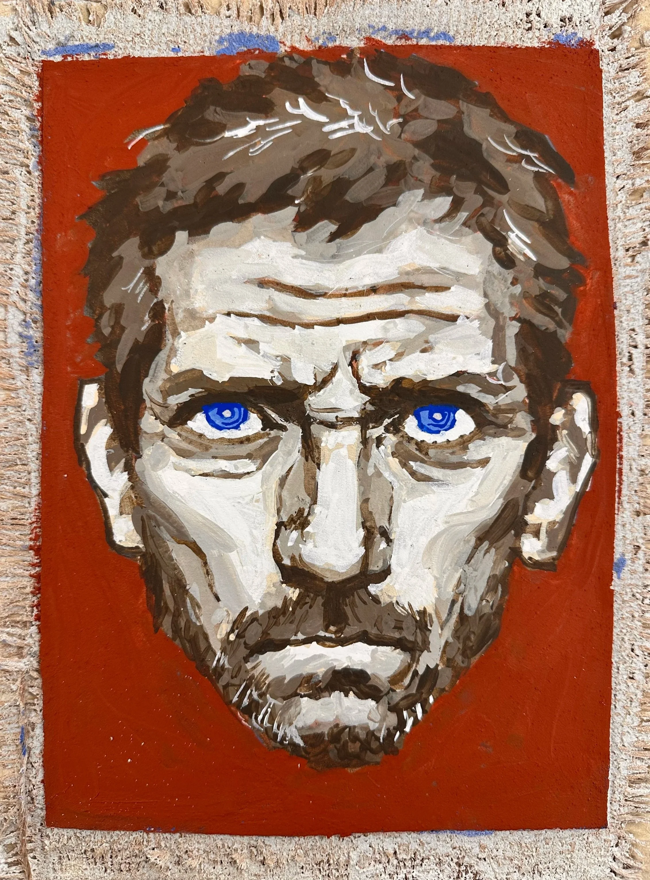  Headshot of Dr. Gregory House 
Fresco on Burlap
 ? 
2025