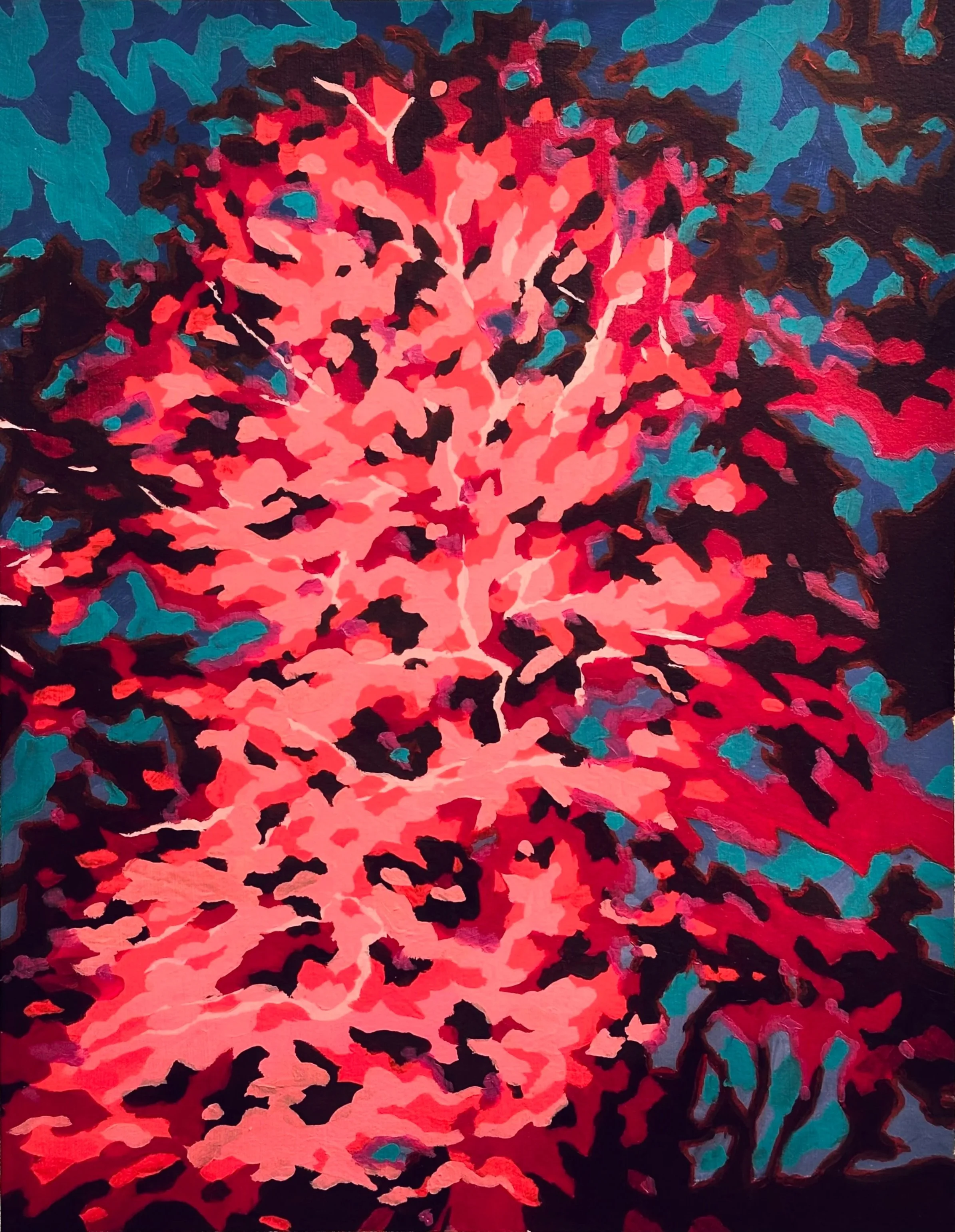  Flash In The Pan 
Oil on Paper
12.5 x 16''
2026