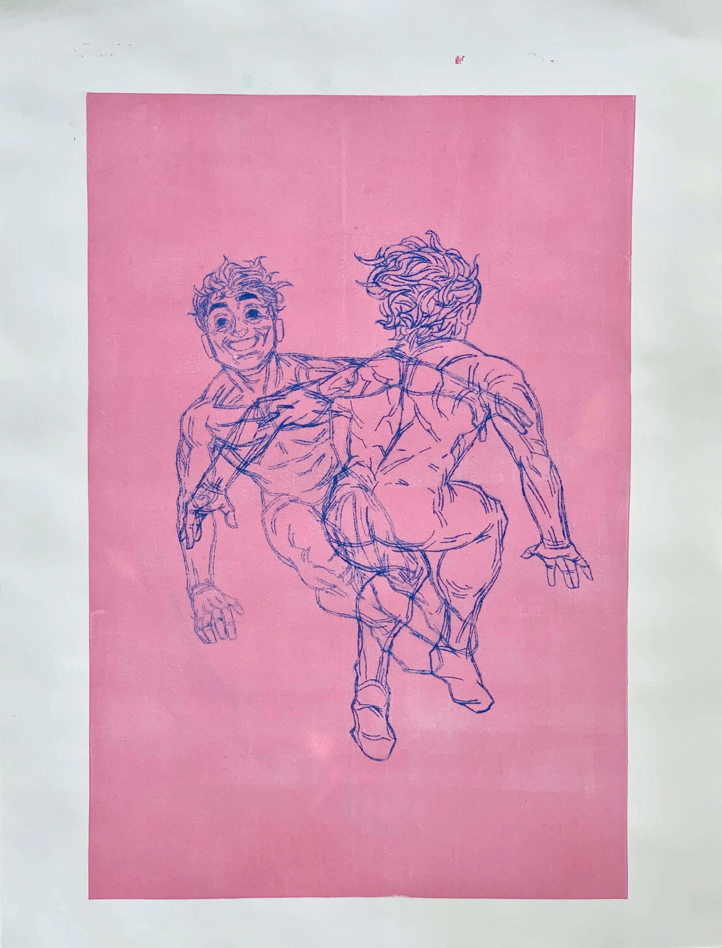  Bilocation I 
Intaglio Ink Etching on Paper
8 x 11.5"
2022