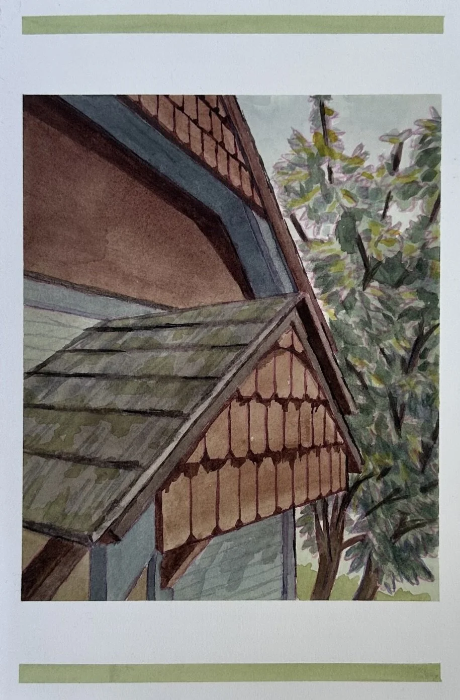  Shingles 
Watercolor on Paper
 ? 
2024