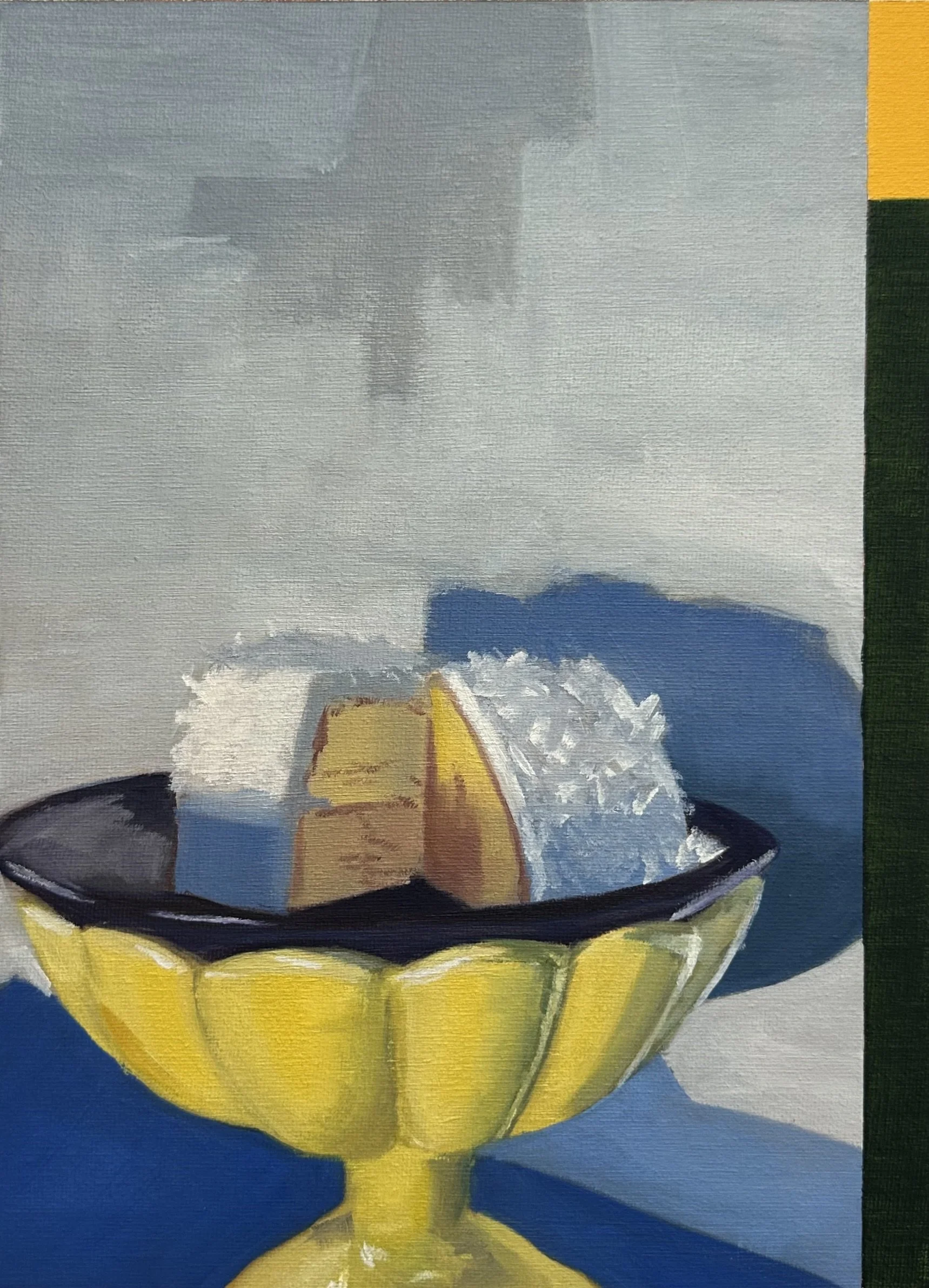  Study of Coconut Cake 
Oil on Canvas
8 x 11"
2023