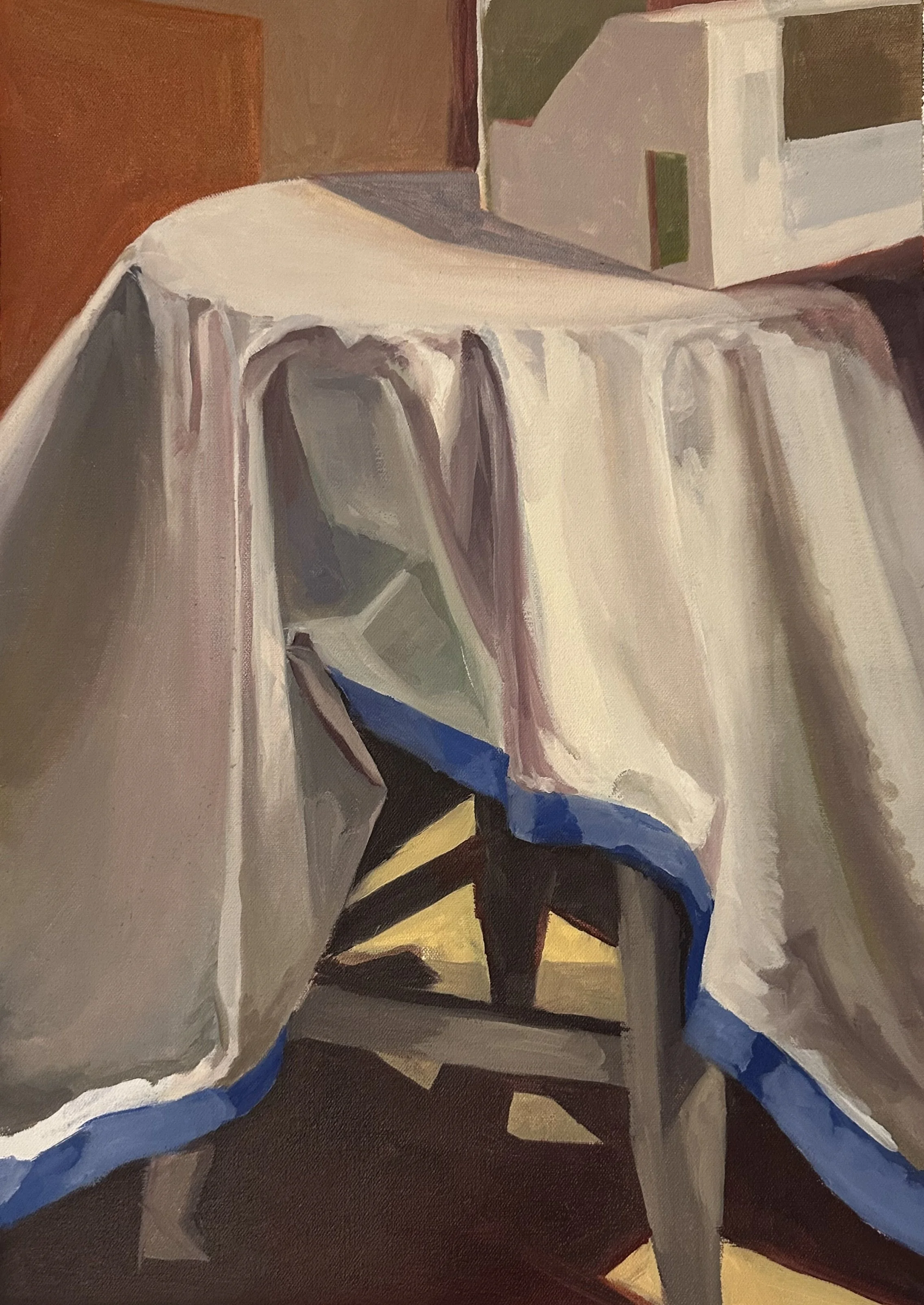  Fabric Study 
Oil on Canvas
15 x 21"
2025
