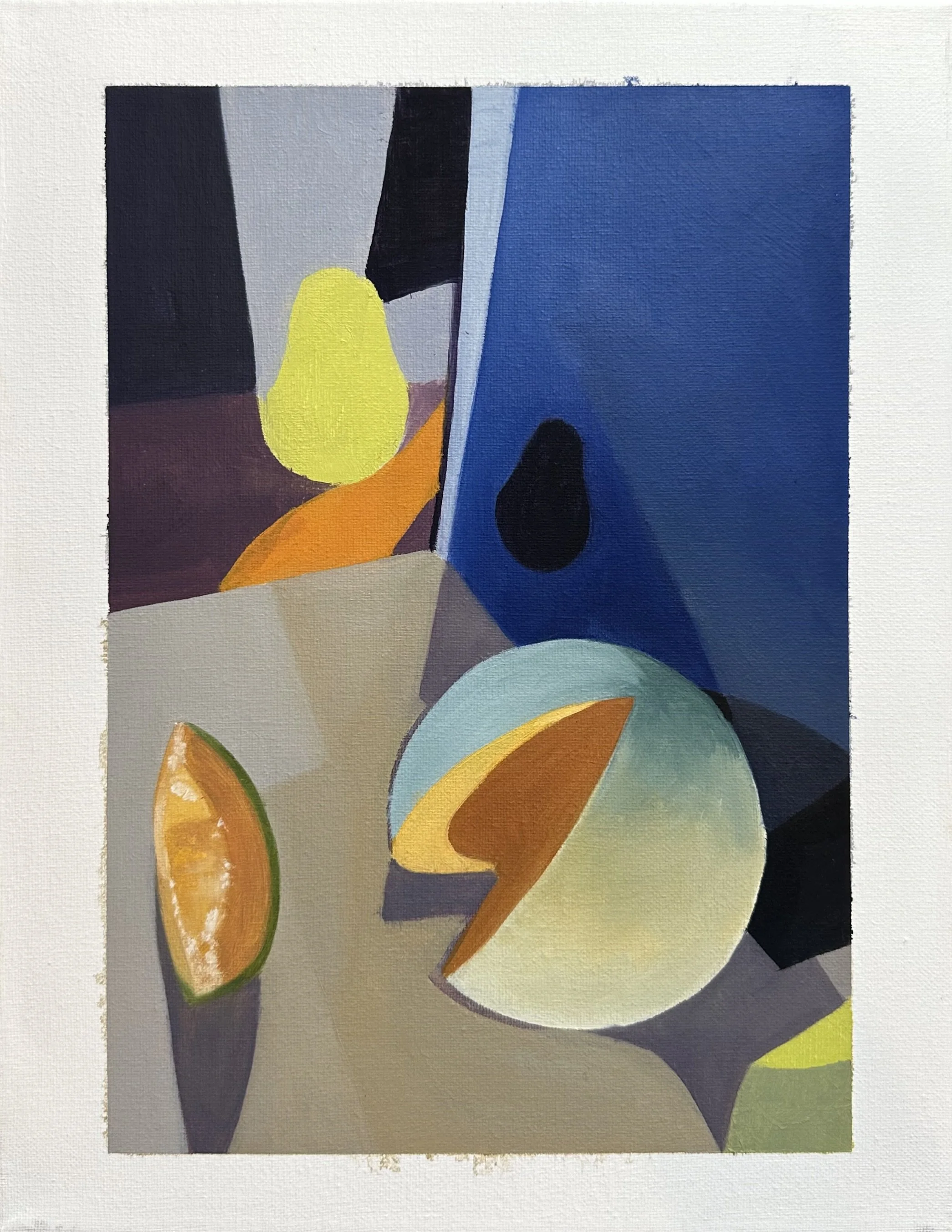  Melon Study II 
Oil on Canvas
9 x 12"
2023