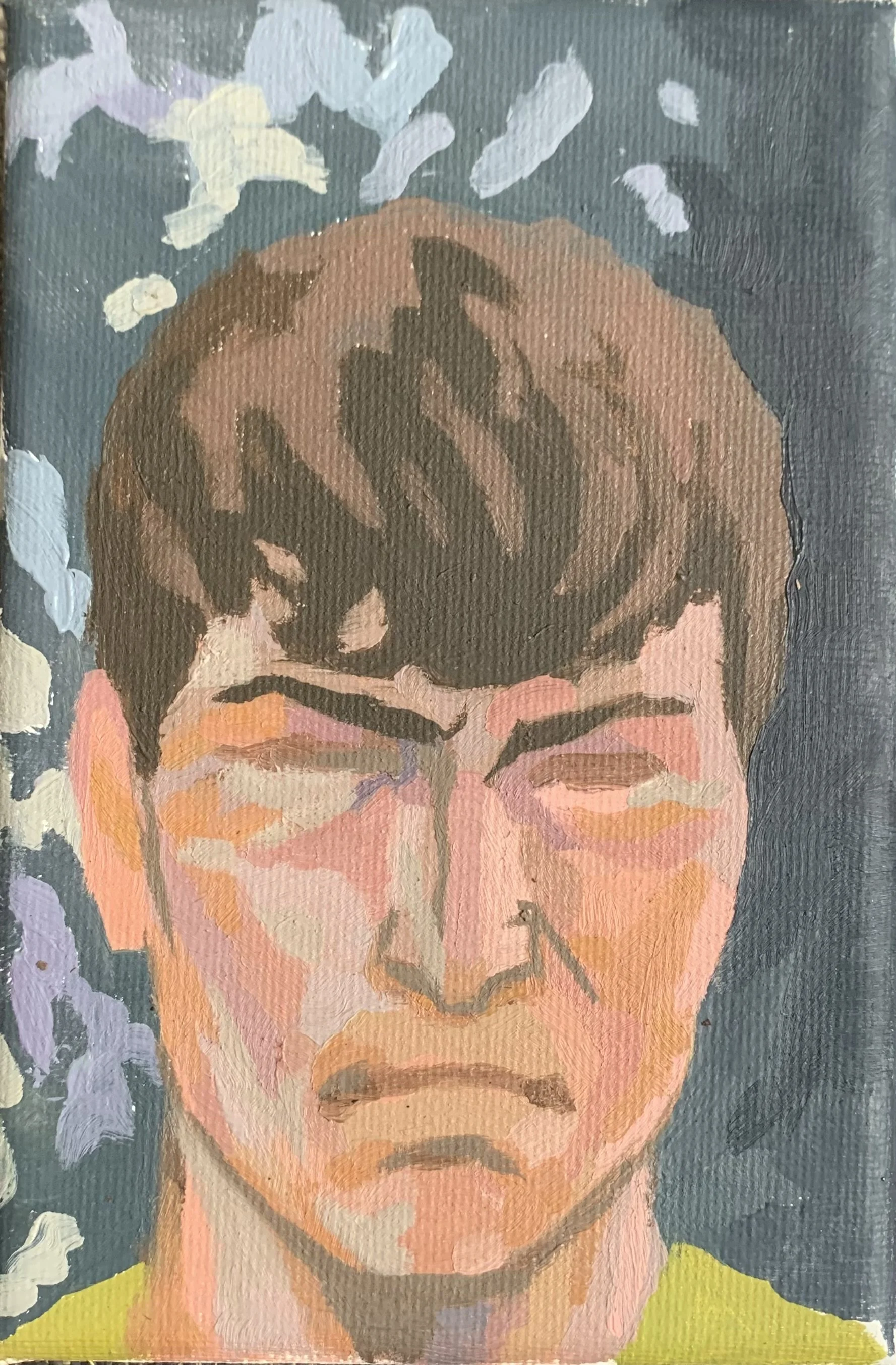  Dour 
Oil on Canvas
4 x 6"
2026