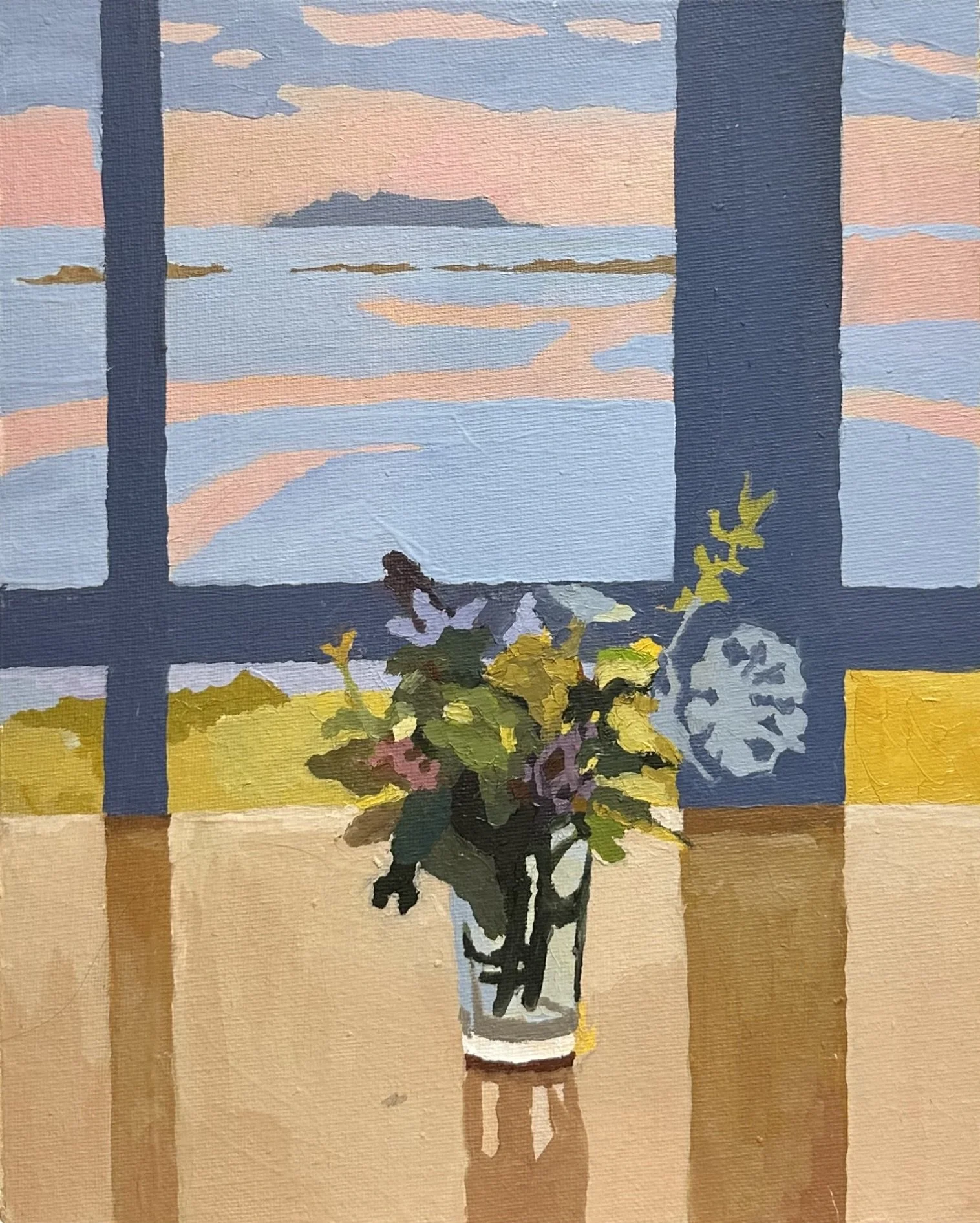  Transcription of Fairfield Porter 
Oil on Panel
10 x 12"
2026