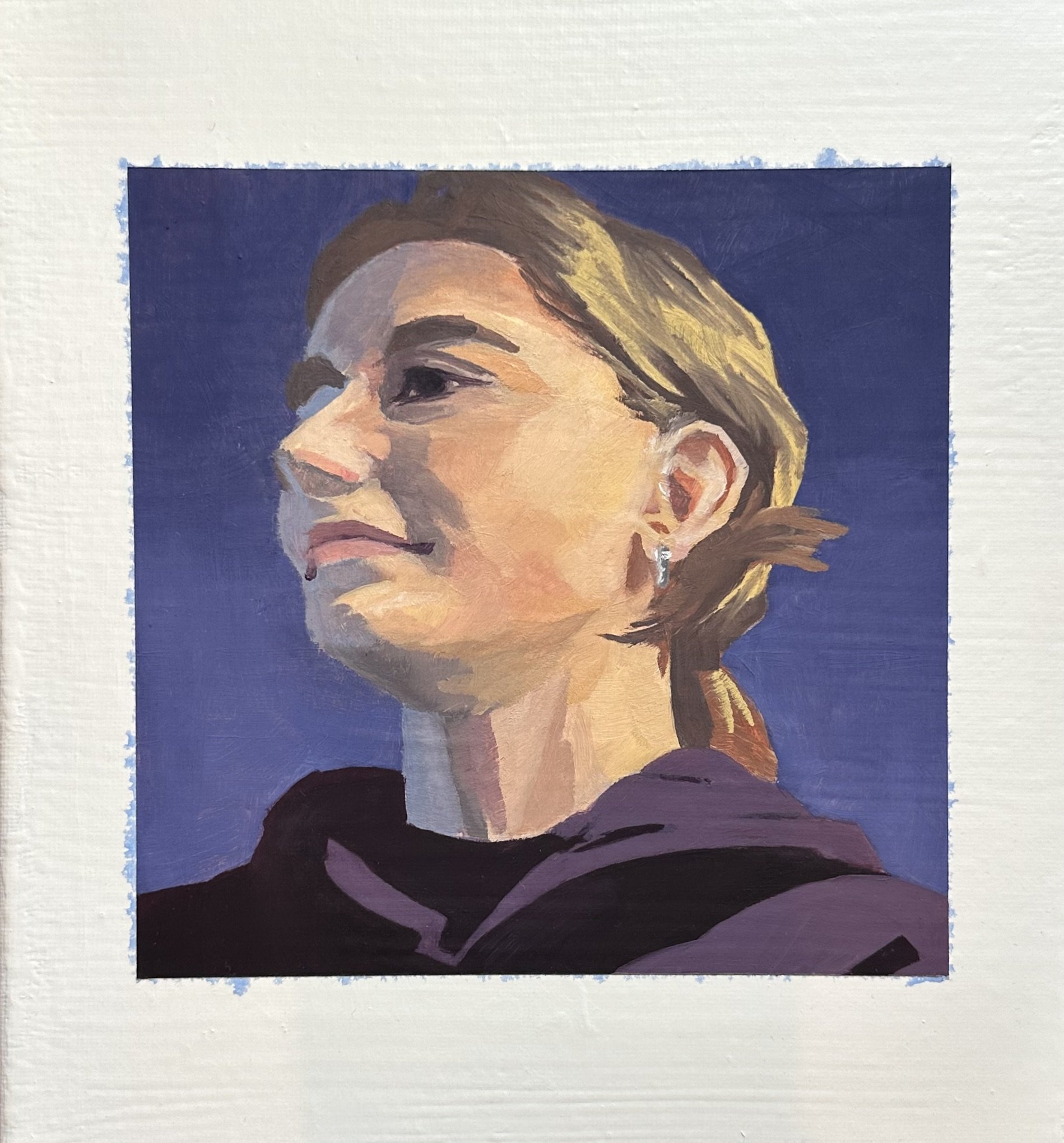  Portrait of Paris 
Oil on Canvas
6 x 6"
2023