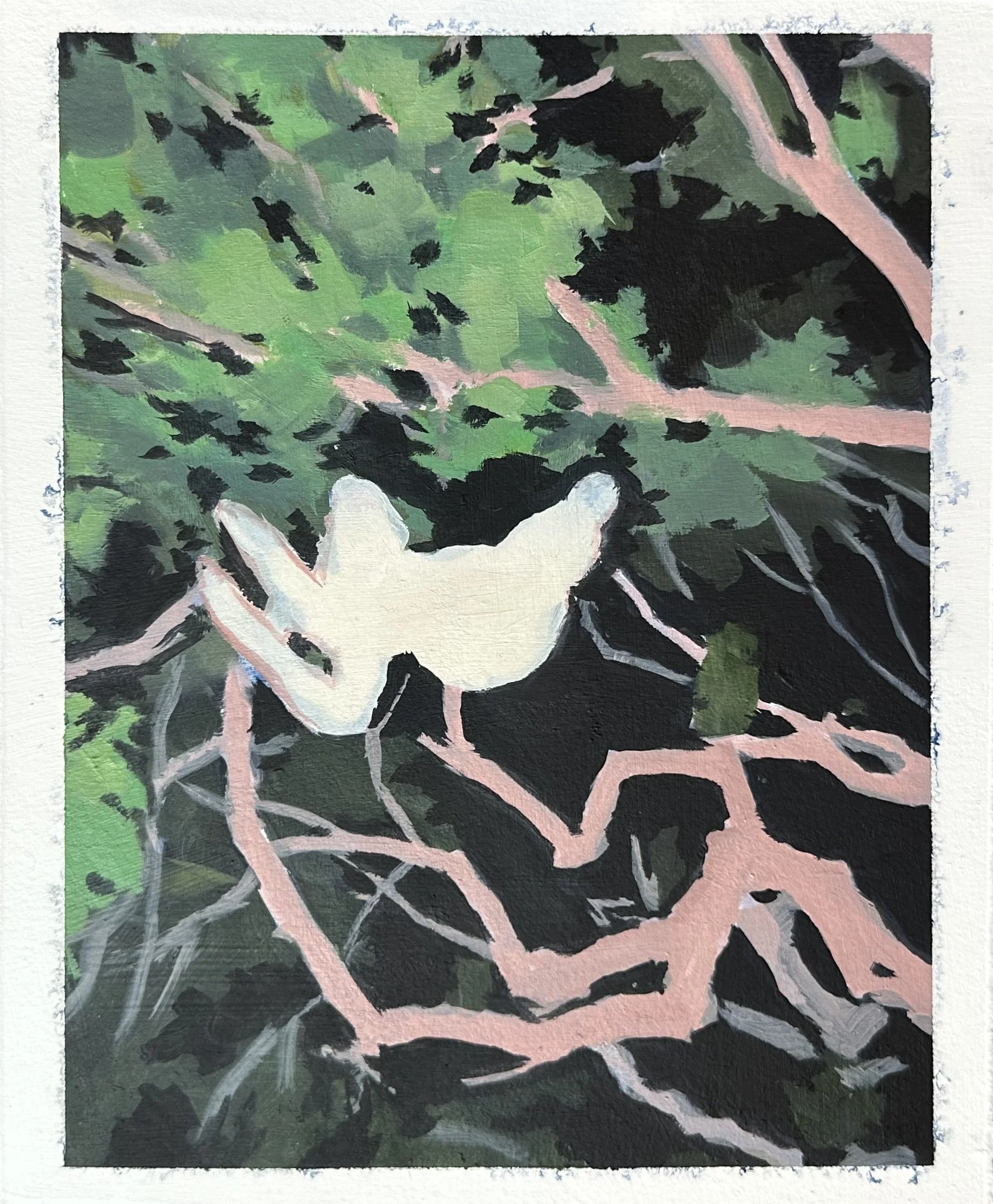  Nightcrawling 
Oil on Paper
7 x 9"
2025