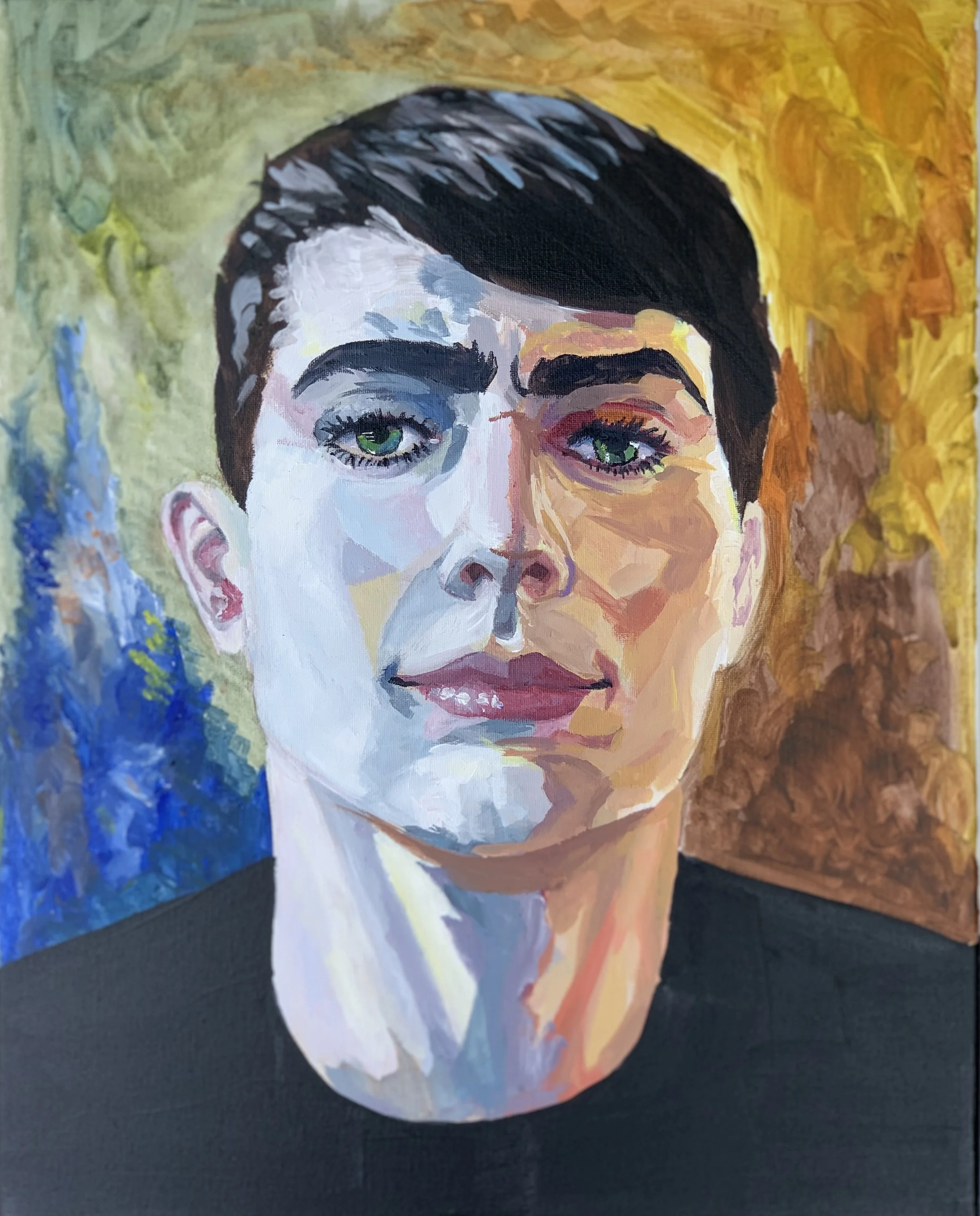  Self-Portrait; Opposed 
Acrylic on Canvas
16 x 20"
2022