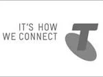 Logo with the text 'It's how we connect' and a stylized T logo.