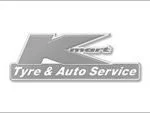 Logo for Tyre & Auto Service with stylized graphic