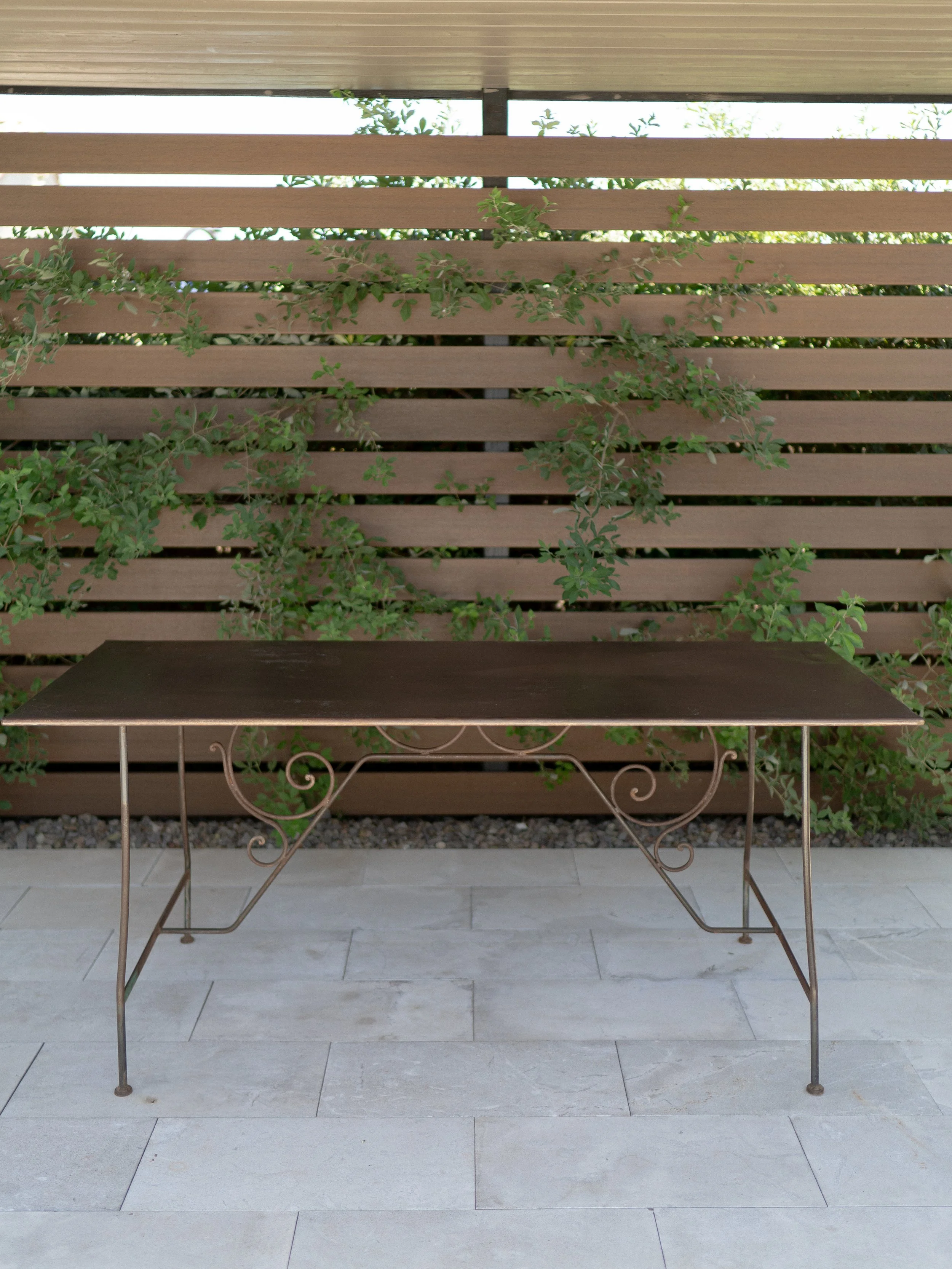 Vintage French garden table