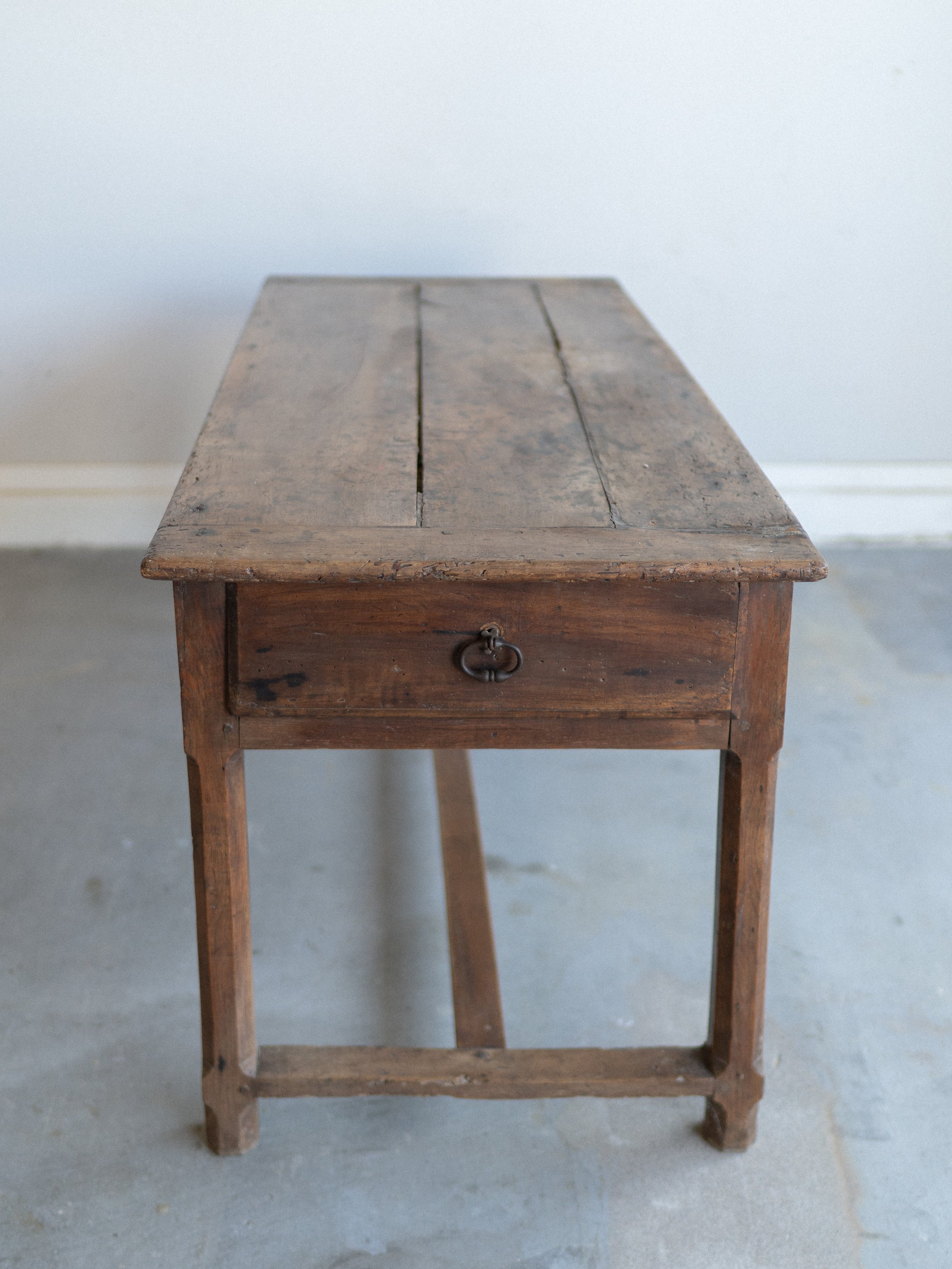 French provincial cherry table, 19th century