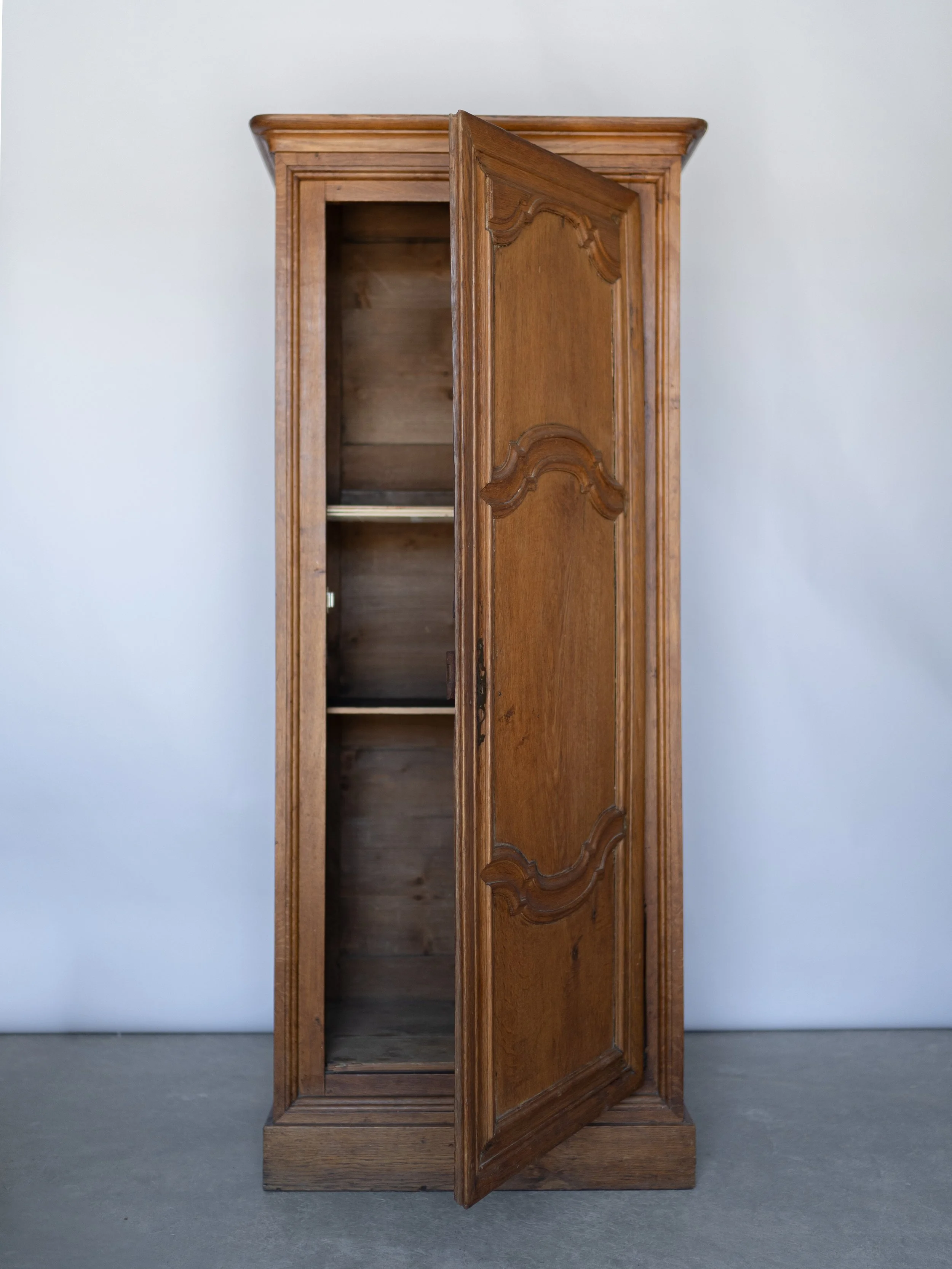 Antique French oak armoire, 19th century wardrobe (SOLD)