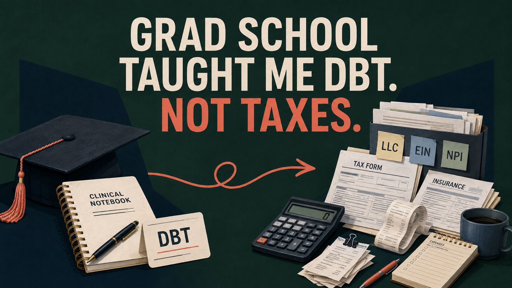 Ummmm… My Clinical Master’s Program Never Taught Me How to Do My Taxes—or Run a Private Practice