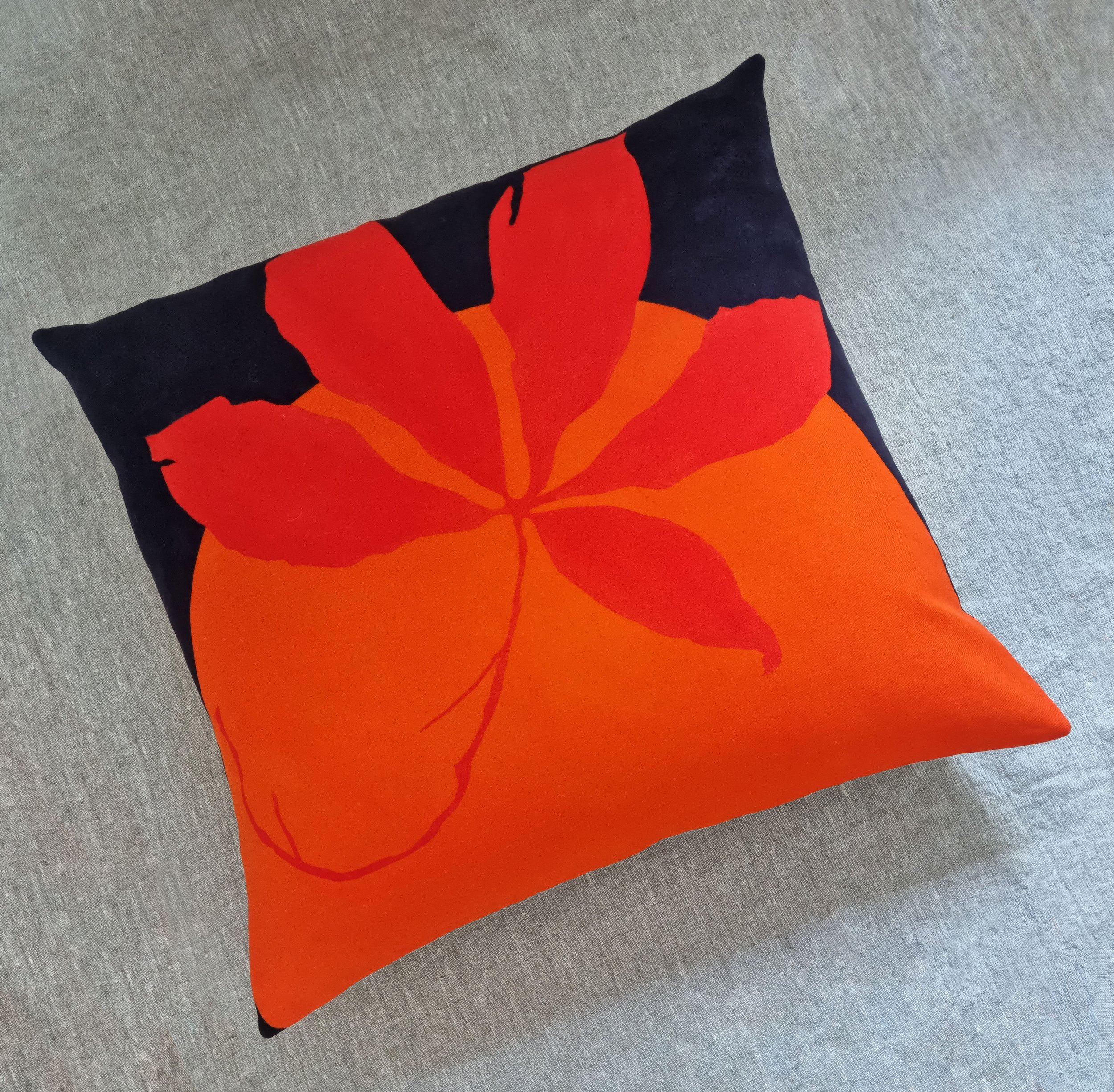 Worsted Wool Twill Cushion | 65cm x 65cm