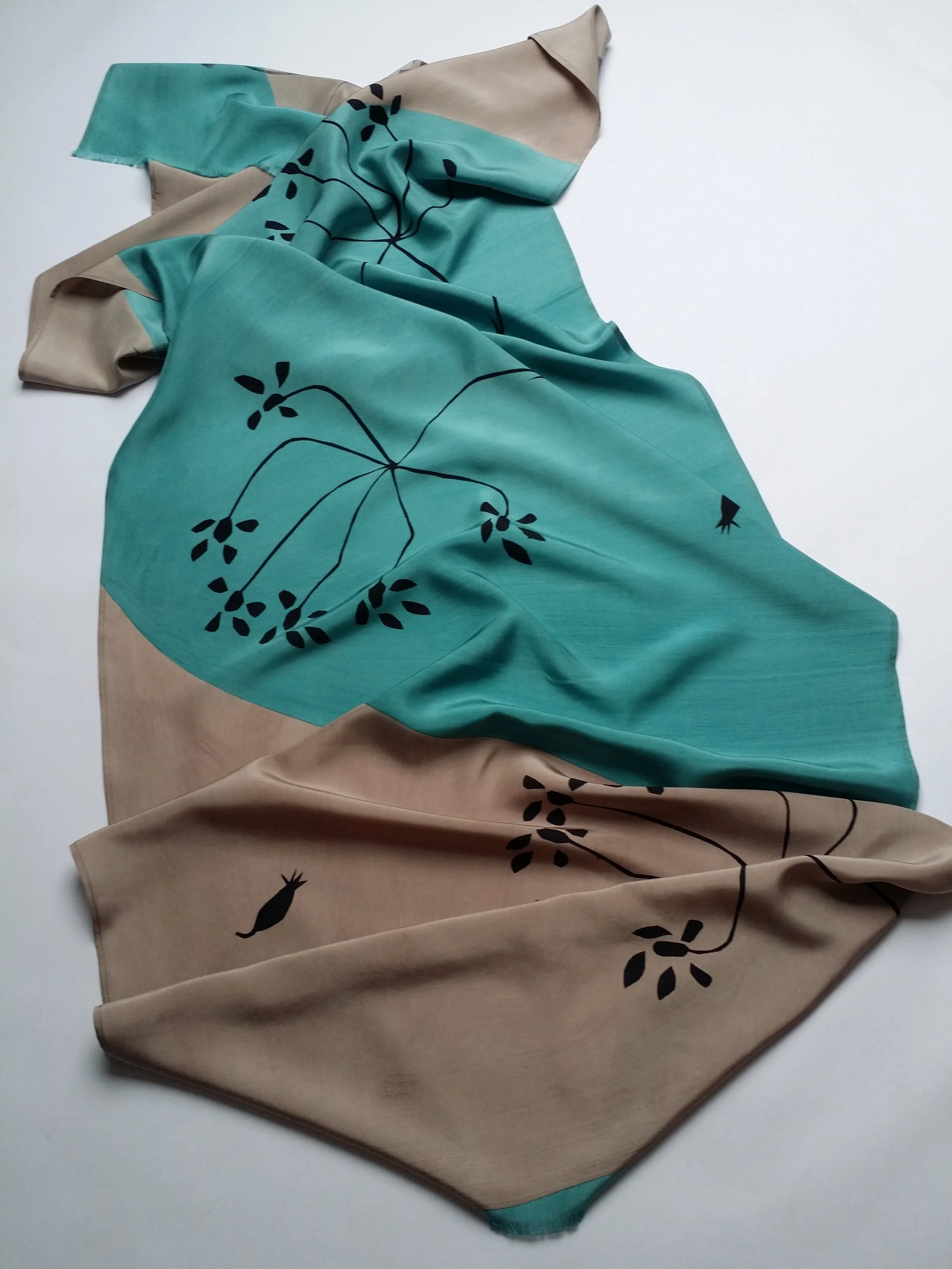 Habotai Silk Scarf | 75cm x 150cm