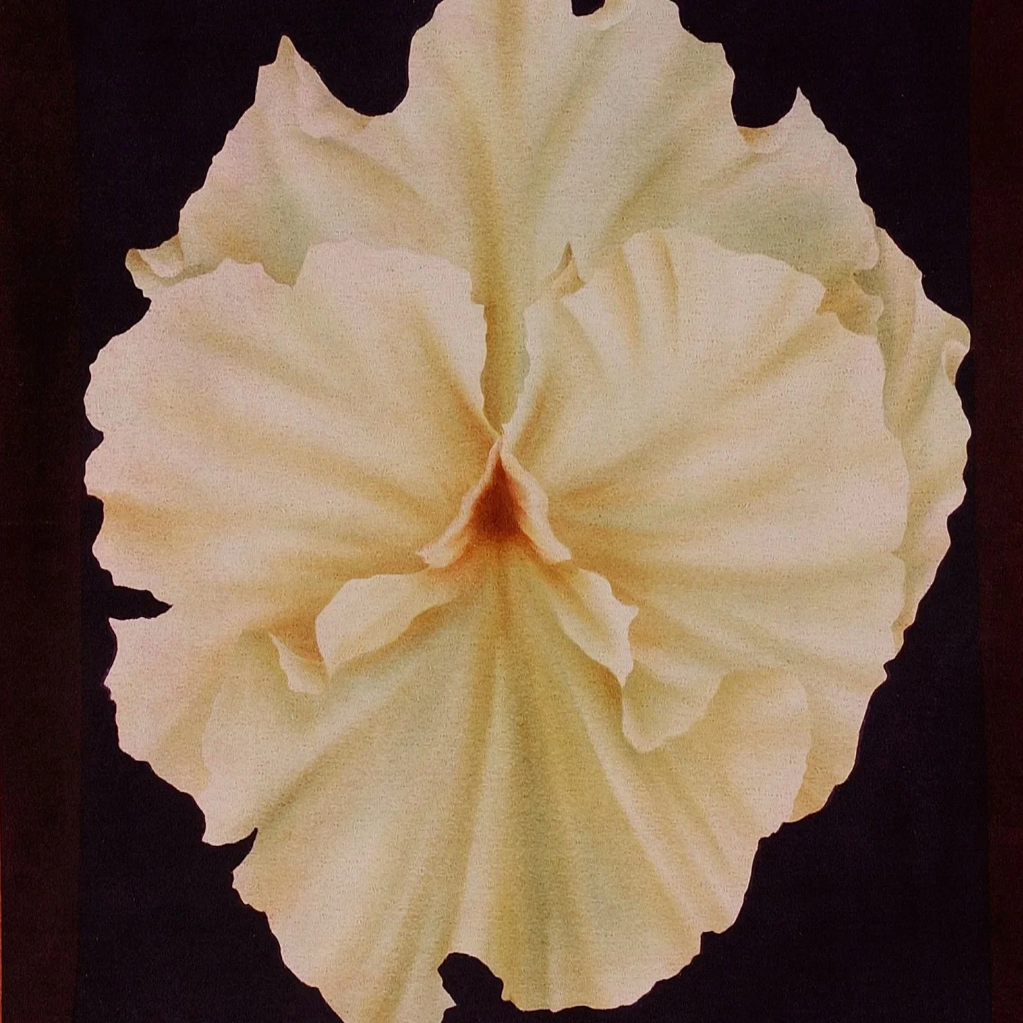 Pansy Wall Hanging Denim Silk | 150cm x 100cm