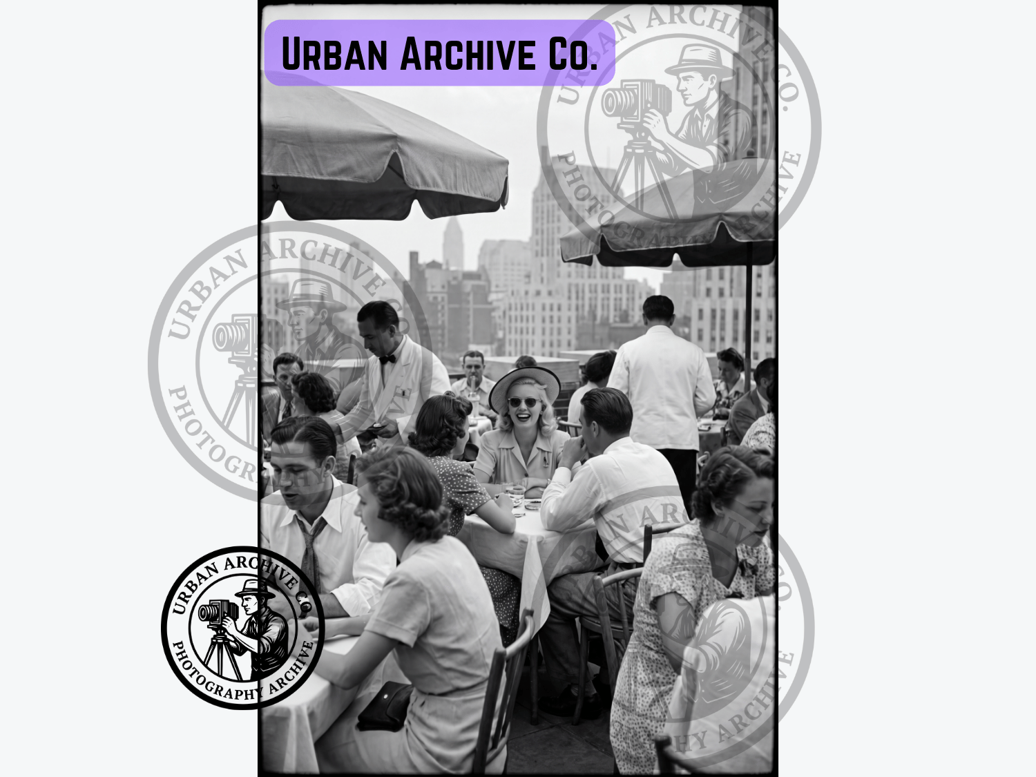 Fine Art Print - Lunch Above the City, 1940s