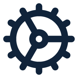 Business improvement and implementation icon.