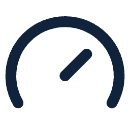 Commercial performance and capability measurement icon.