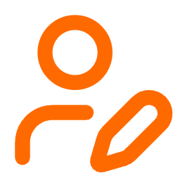 User profile and assessment icon representing personalised commercial insights.