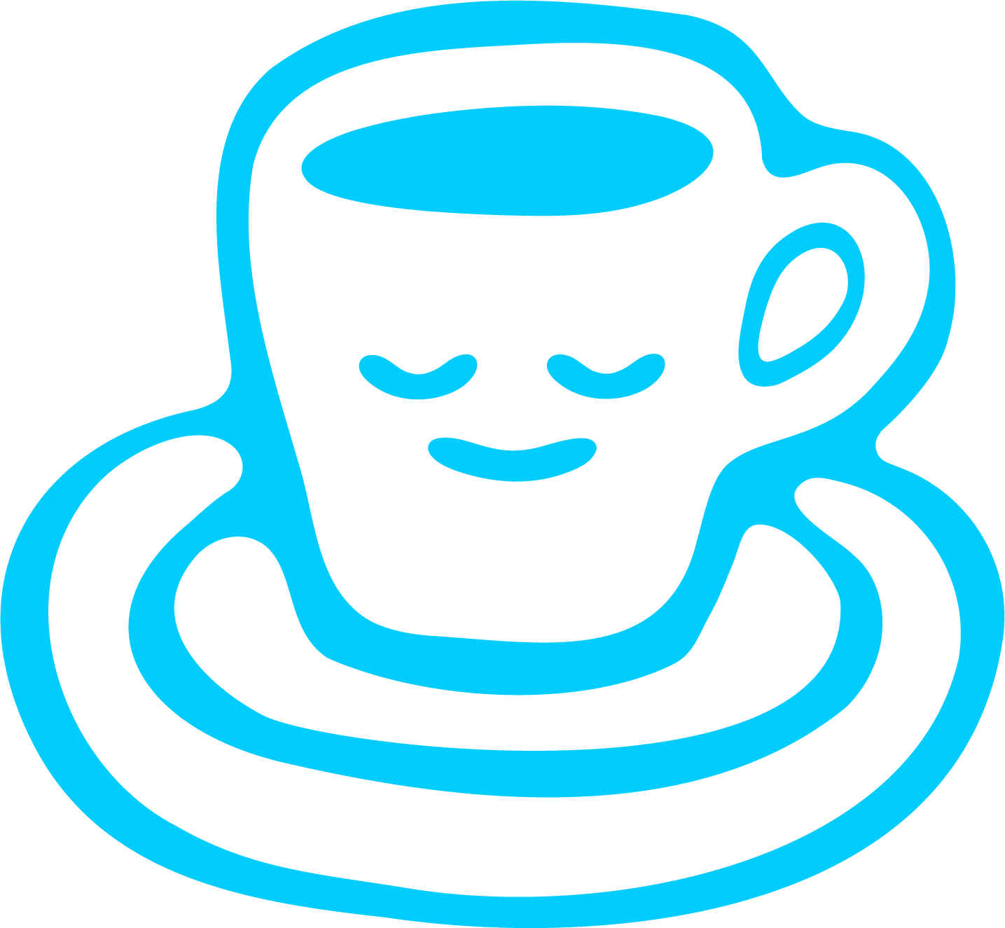 Coffee cup with a smiley