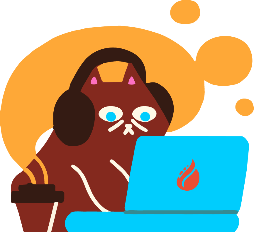 Cat working overtime