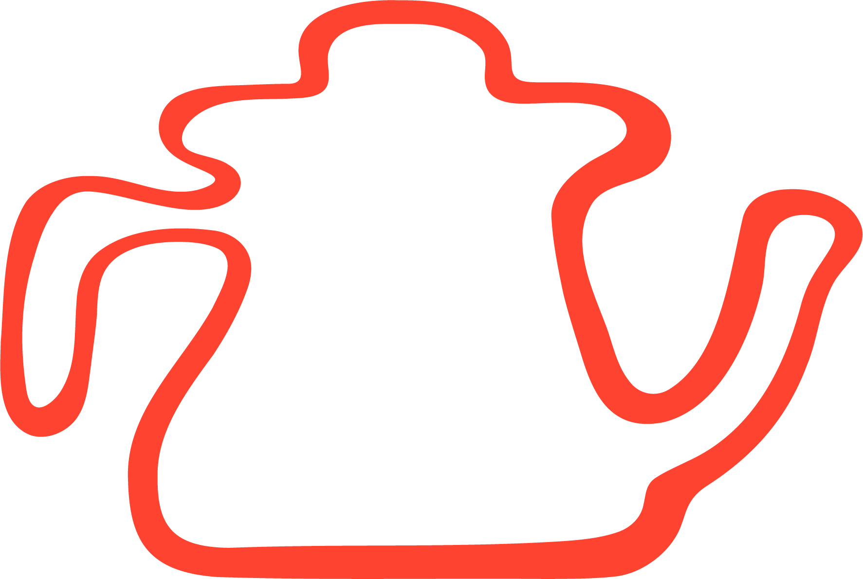 Kettle outlined illustration