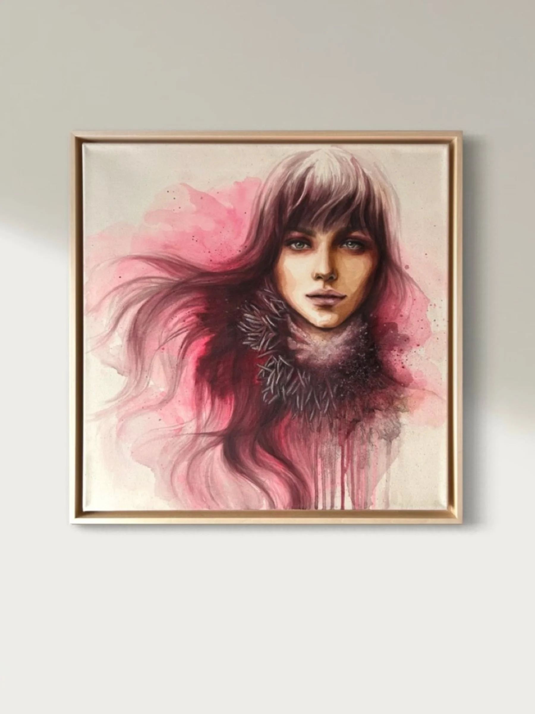 Poppy Girl #10 (64 x 64 cm) verfügbar