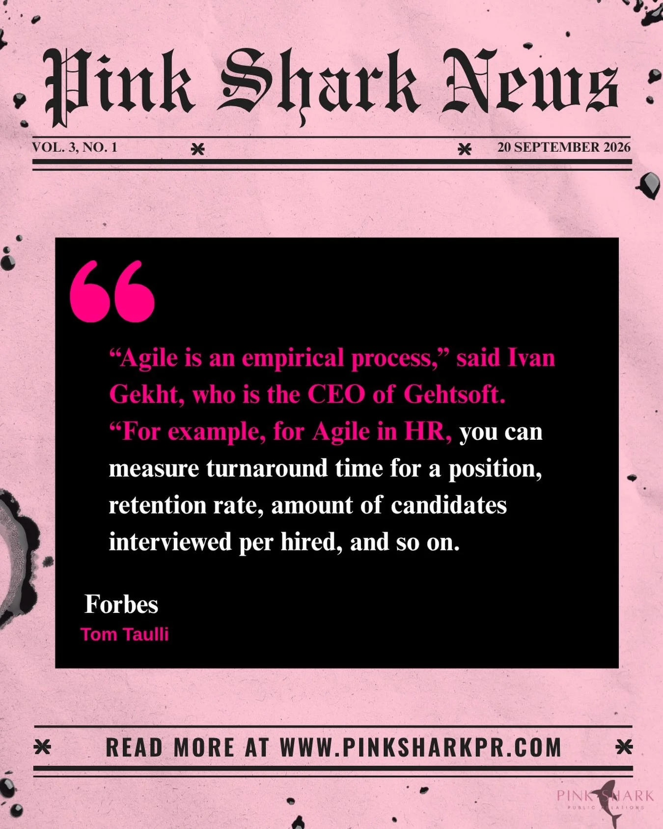 Agile project management can help transcend the day-to-day processes your business requires for successful project follow-through. Gehtsoft USA&rsquo;s CEO Ivan Gekht shared his thoughts on Agile with @forbes.